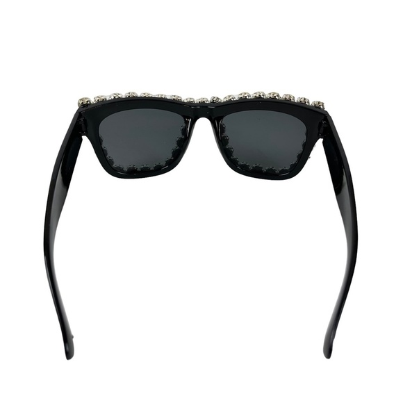 SUNGLASSES SUN GLASSES SHADES Crystal Bling Rhinestones Plastic Frames Beach - Picture 9 of 16